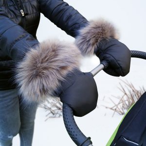 Handschuhe mit Kunstfell